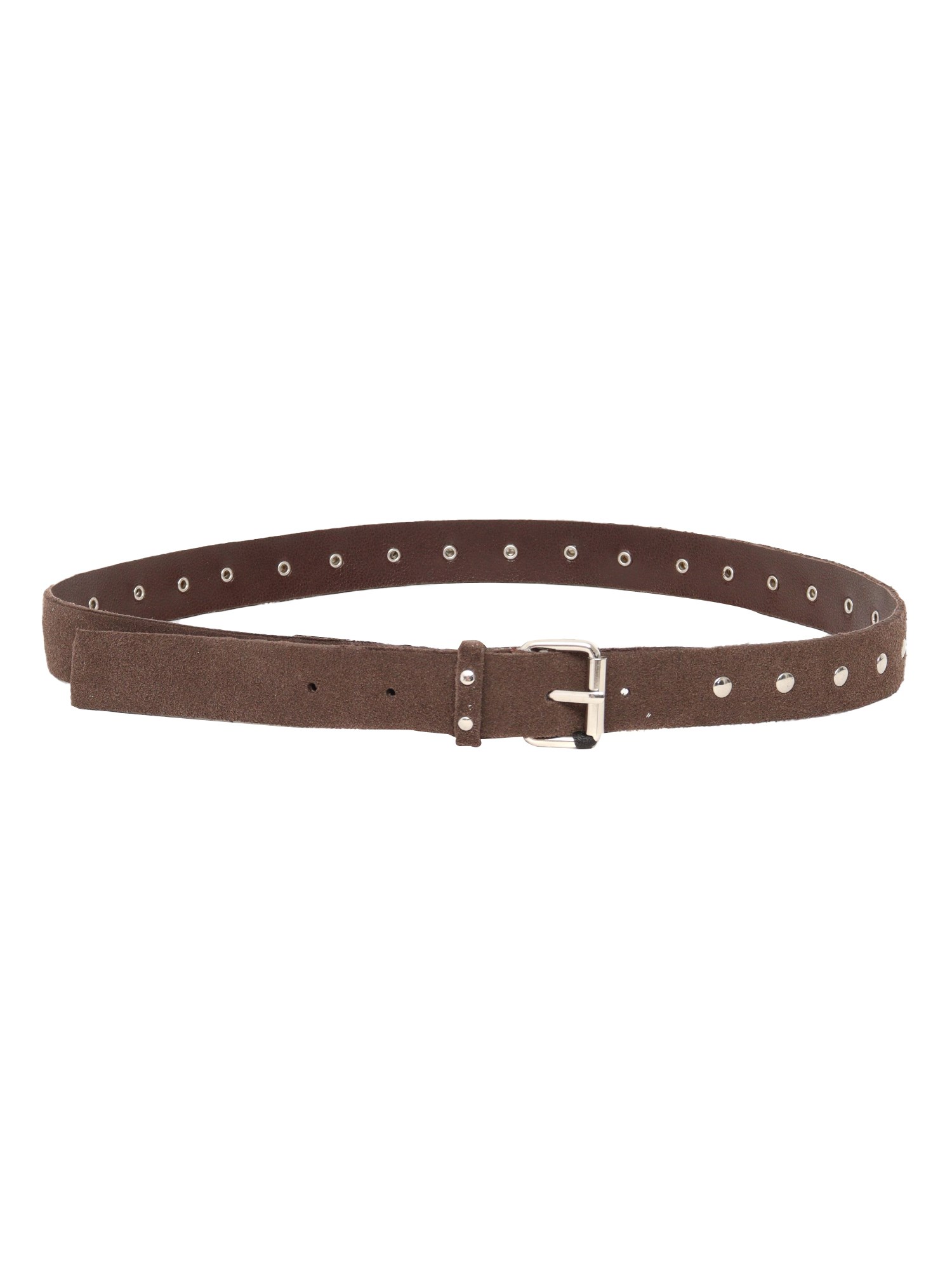Paolo Pecora Studded Belt In Brown