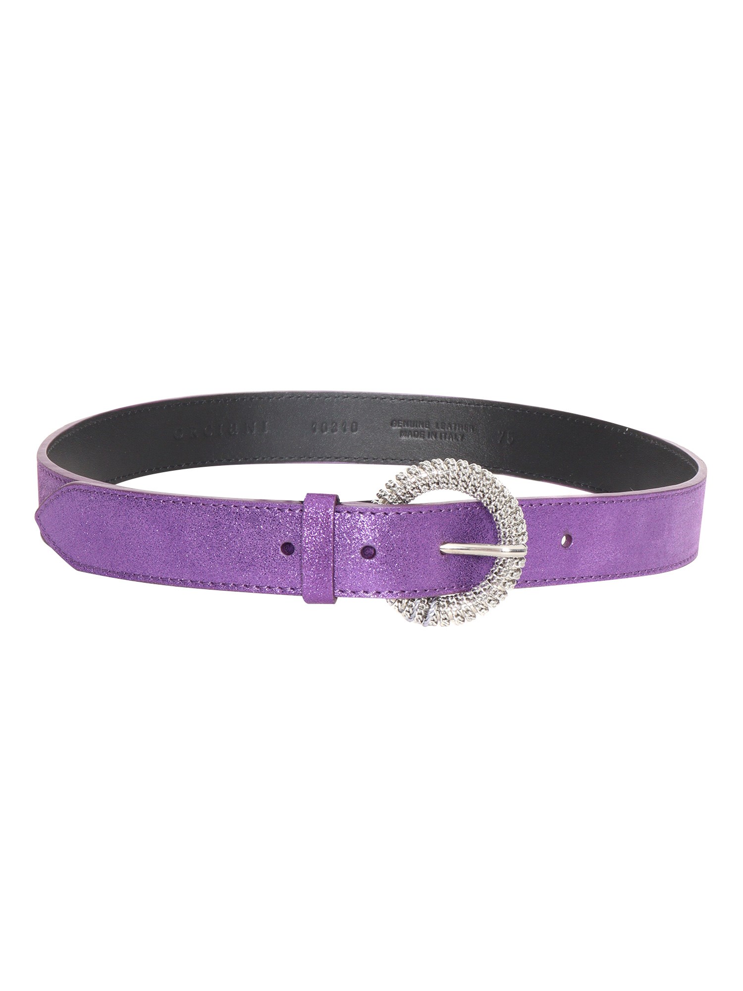 Orciani Midnight Belt In Purple