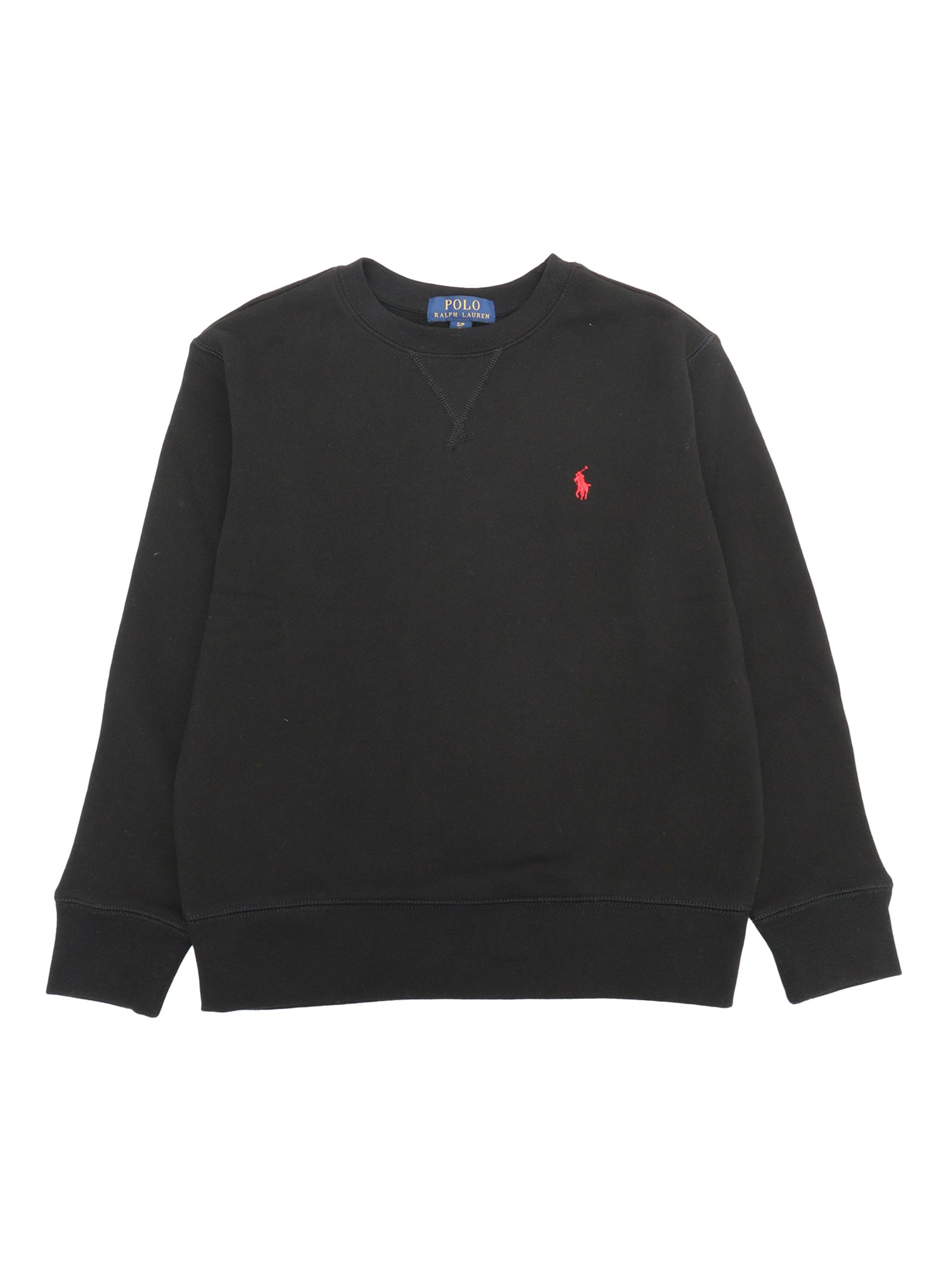 Polo Ralph Lauren Pony Logo Sweatshirt In Black