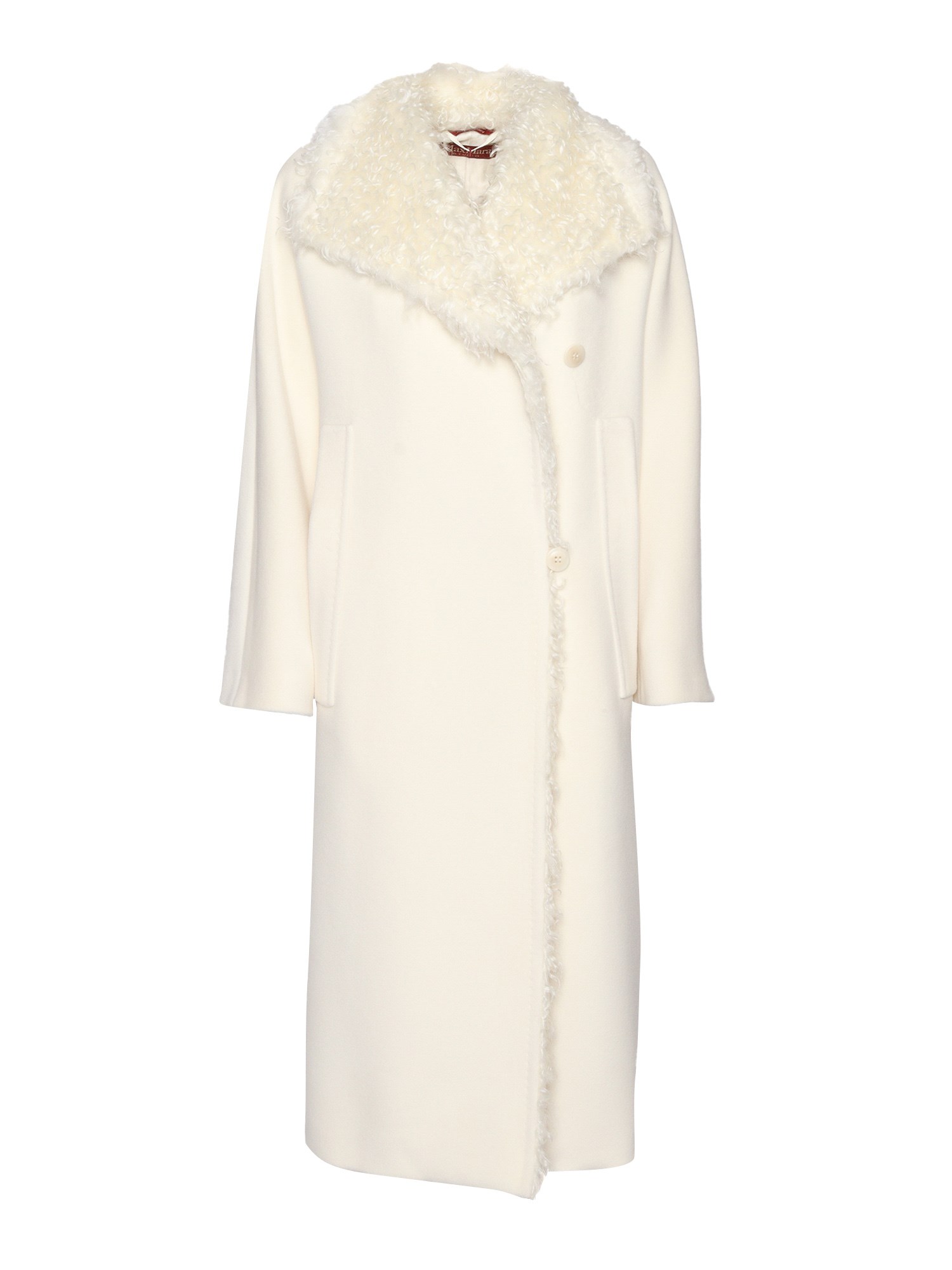 Shop Max Mara Verve Coat In White