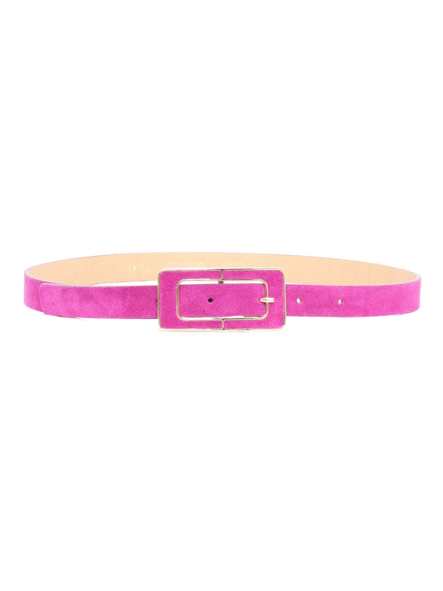 Clips Thin Belt In Purple