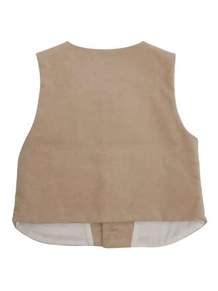 LA STUPENDERIA Velvet vest