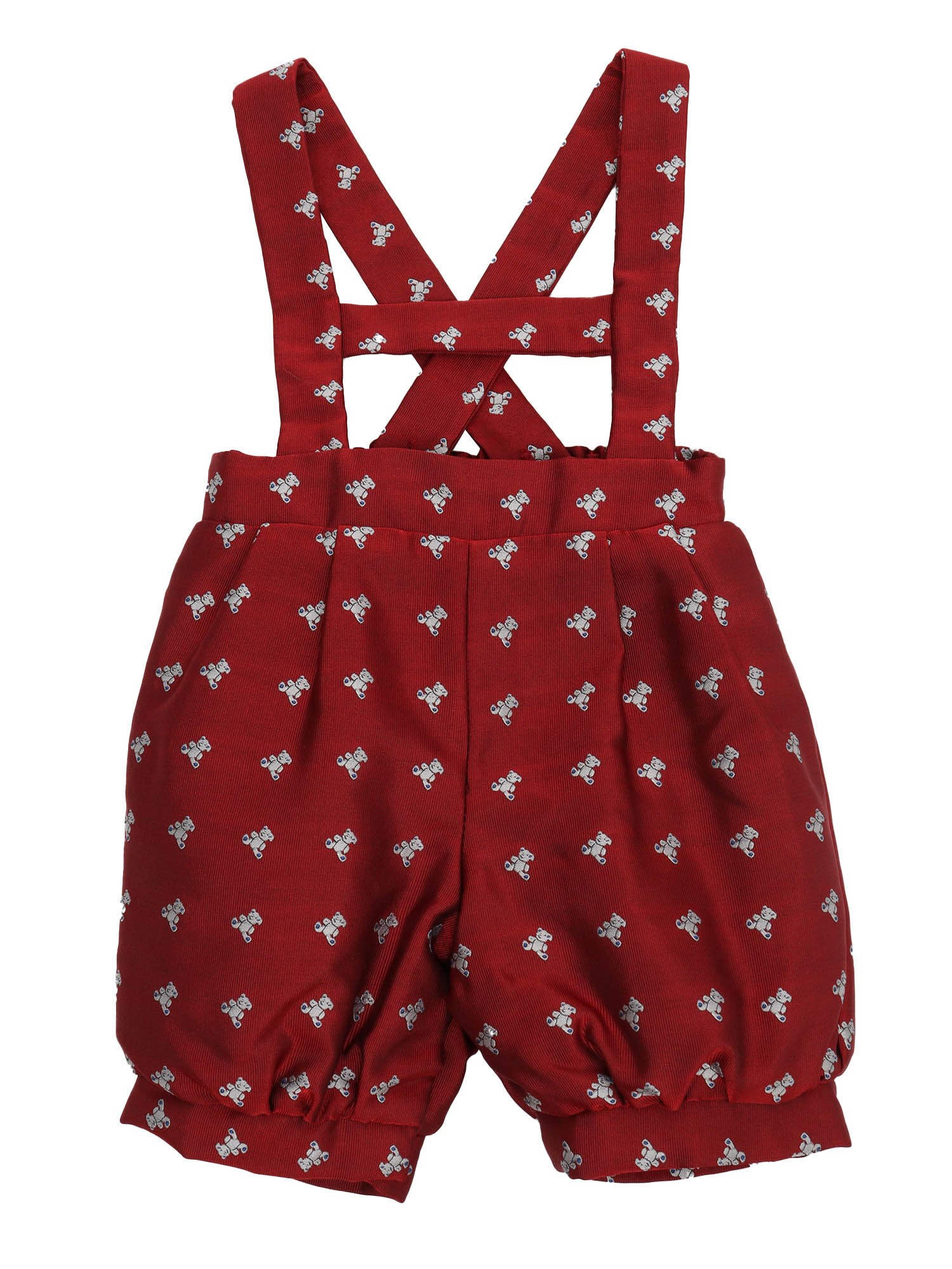 La Stupenderia Tyrol Dungarees In Red