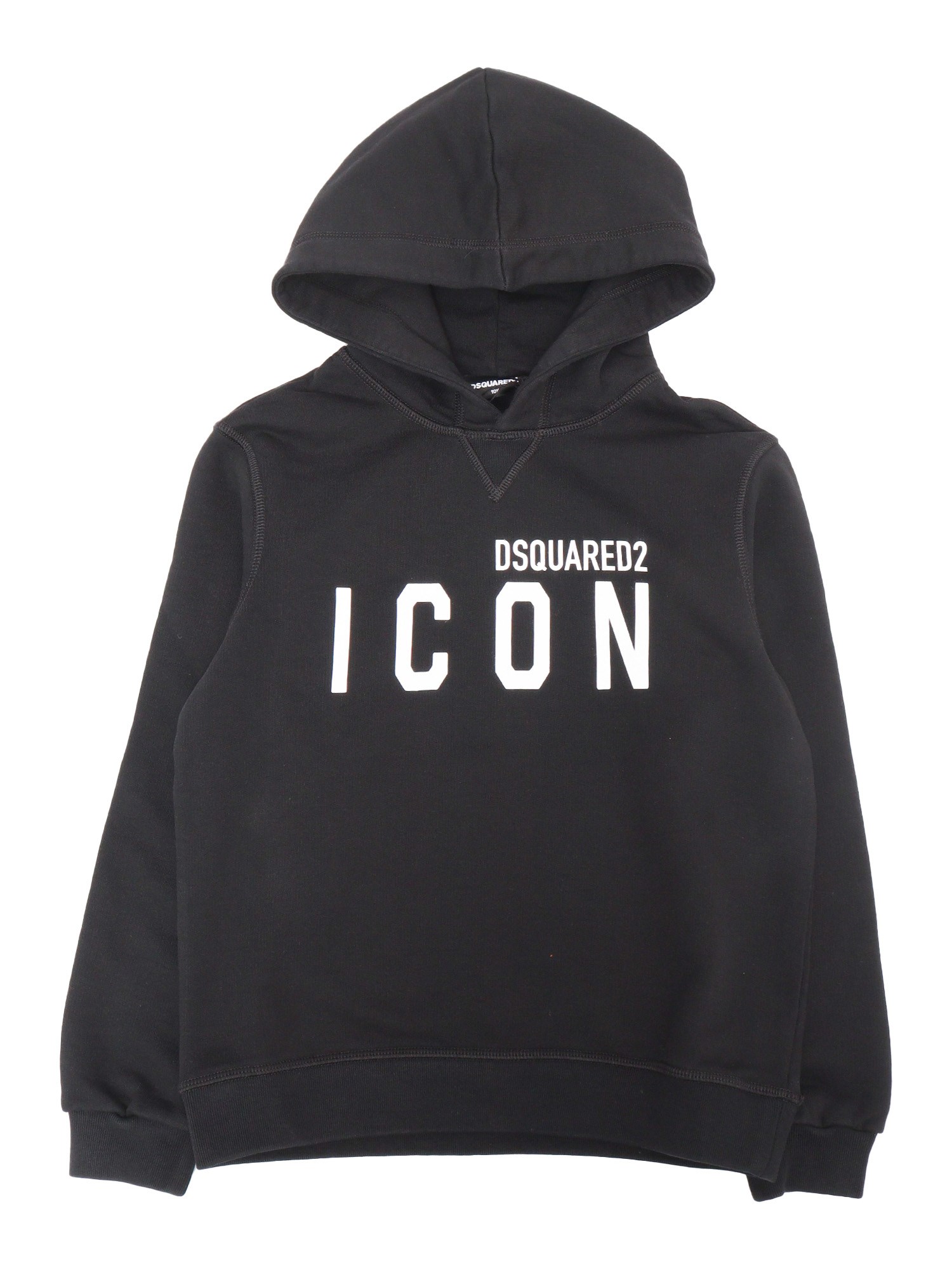 D-squared2 Icon Hoodie In Black