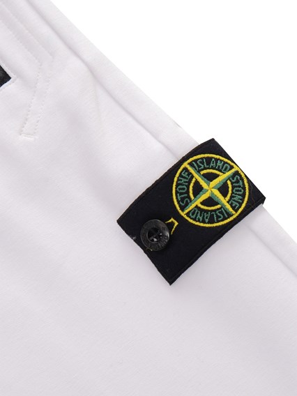 Stone Island Pantaloni jogging bianchi