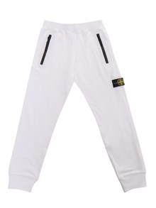 Stone Island Pantaloni jogging bianchi