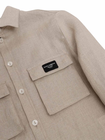Dolce & Gabbana Junior D&G linen shirt