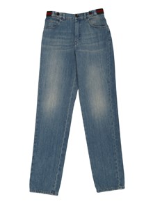 GUCCI KIDS GG straight jeans