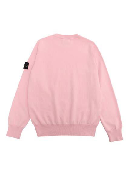 Stone Island Pink sweatshirt with logo