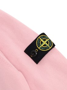 Stone Island Pink sweatshirt with logo