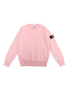Stone Island Pink sweatshirt with logo