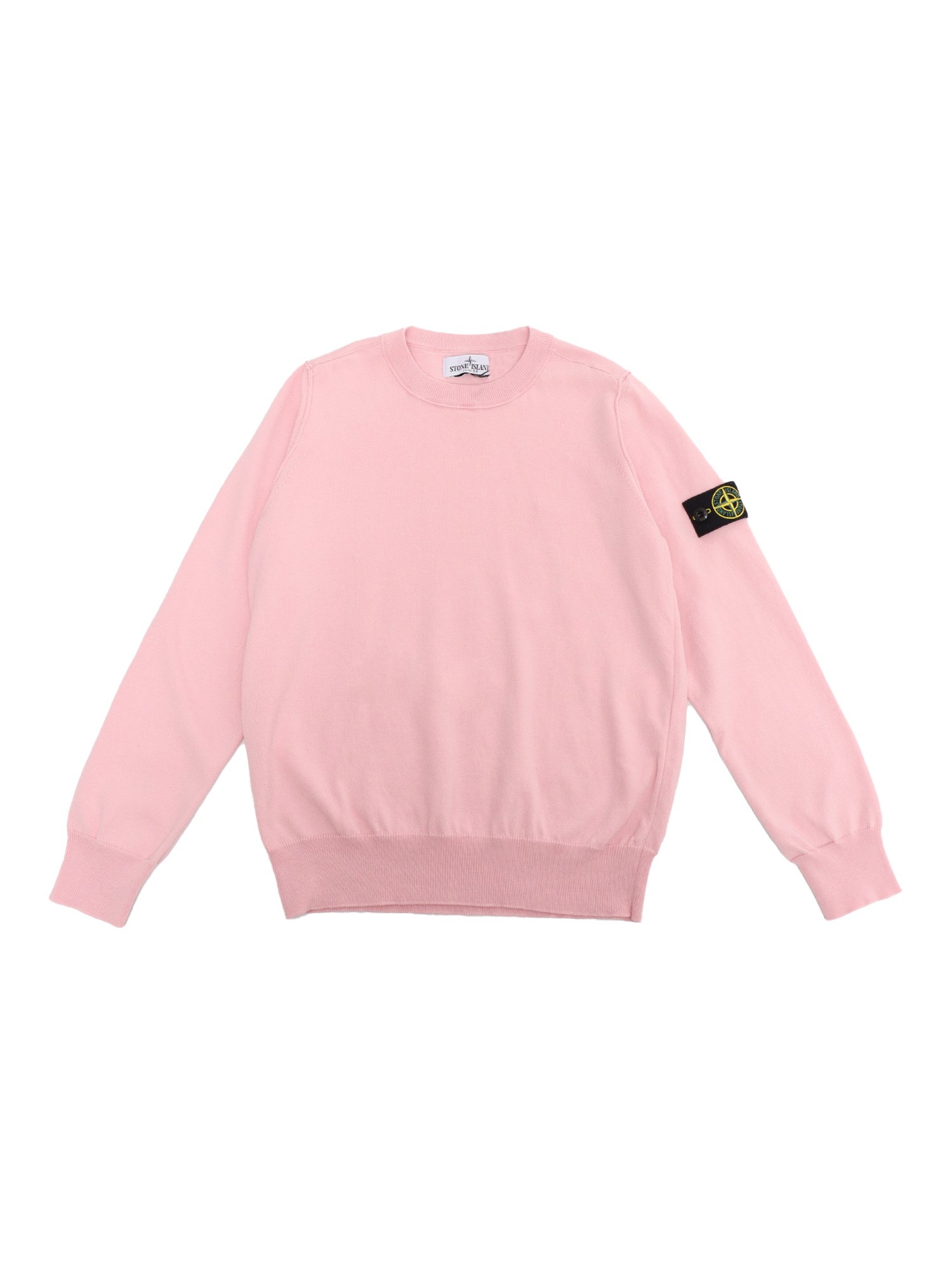 Stone Island Pink Sweatshirt With Logo