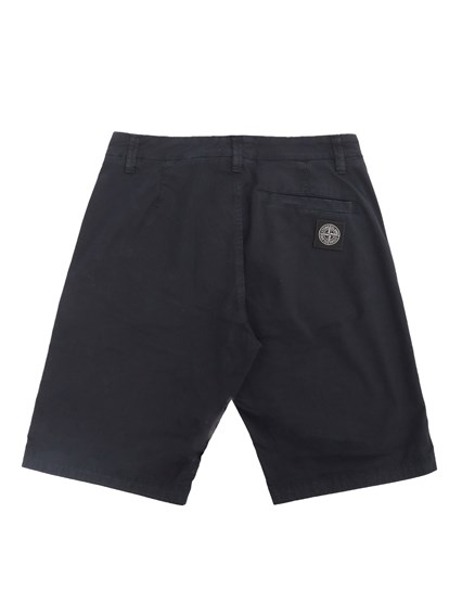 Stone Island Black bermuda