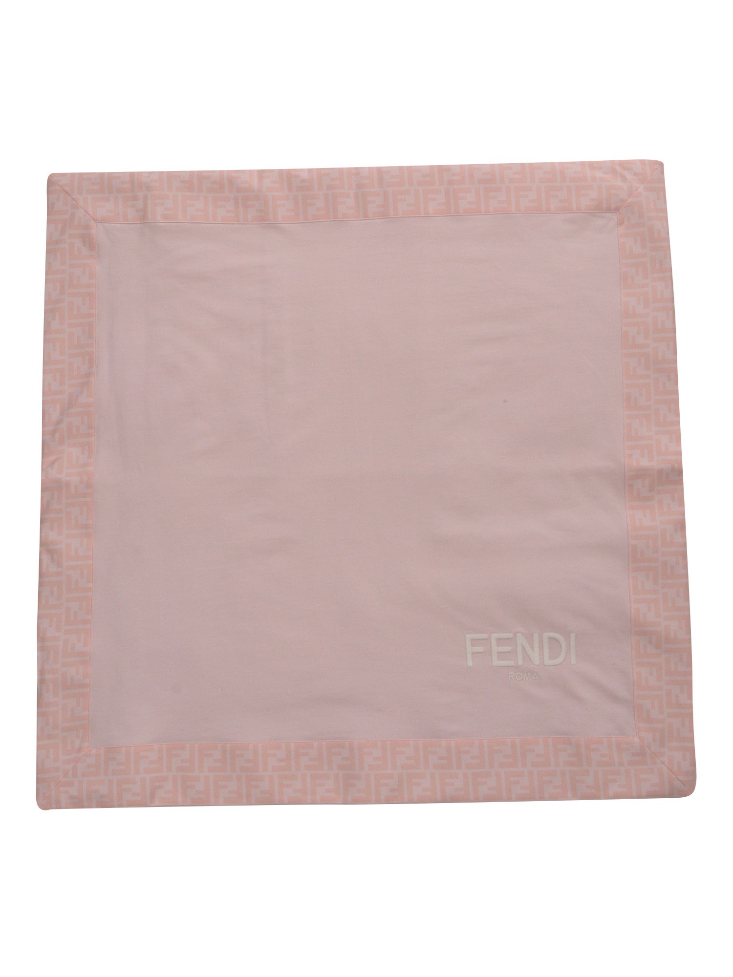 Fendi Jr Pink Ff Blanket