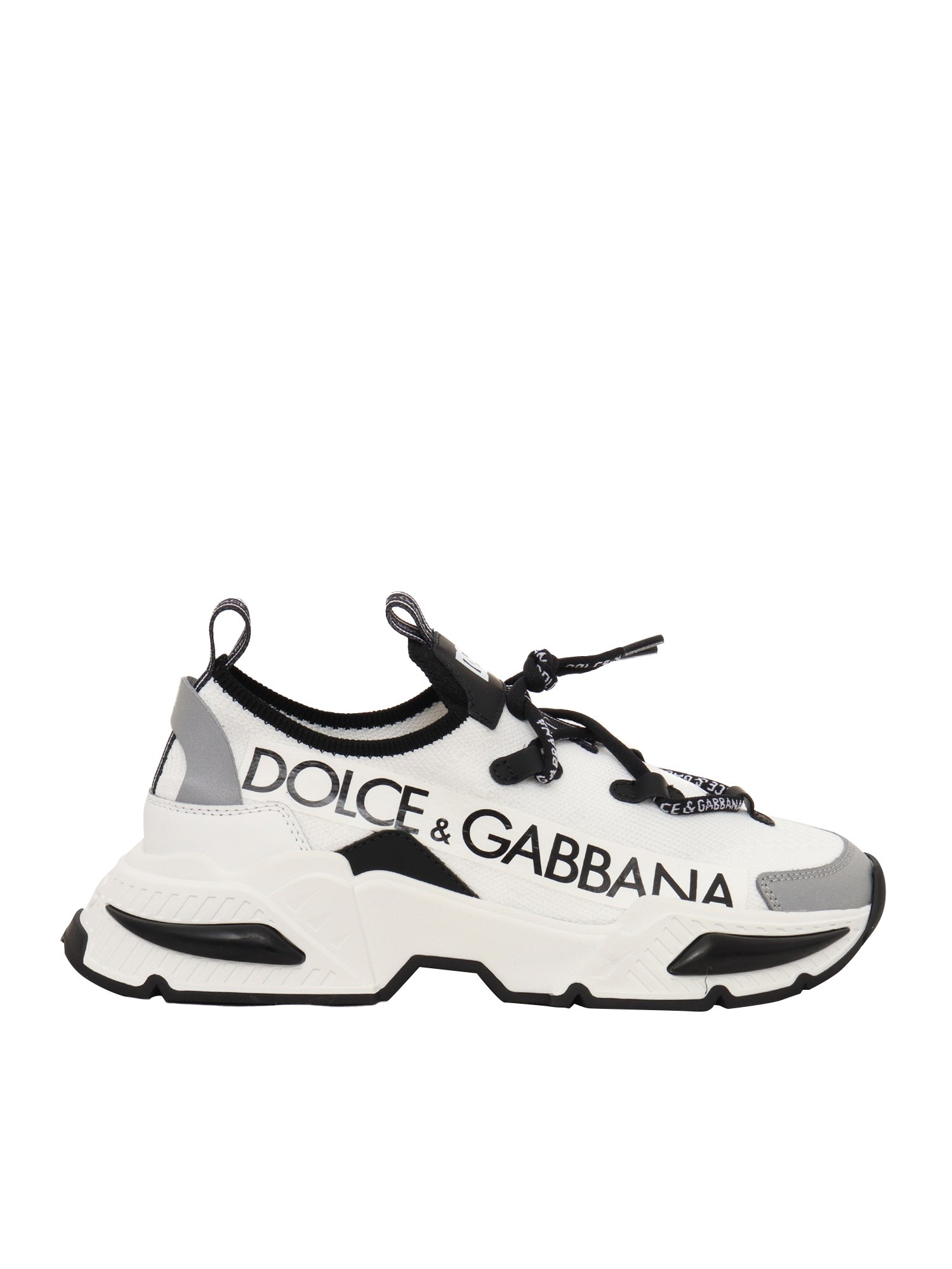 Dolce & Gabbana Junior Sneaker Track D&g In White