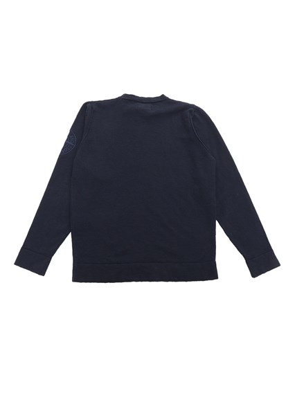Stone Island Blue sweater with logo
