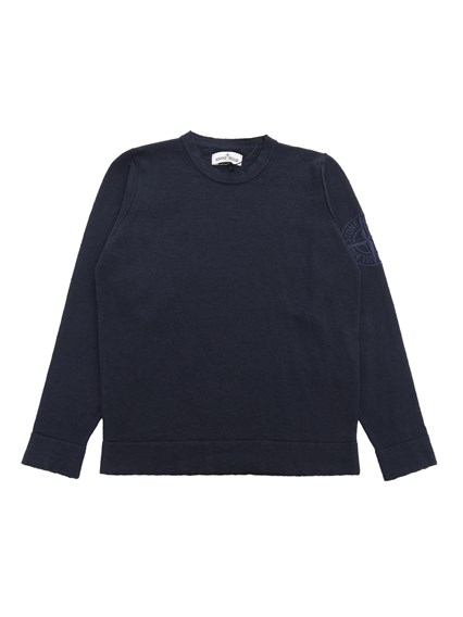 Stone Island Blue sweater with logo