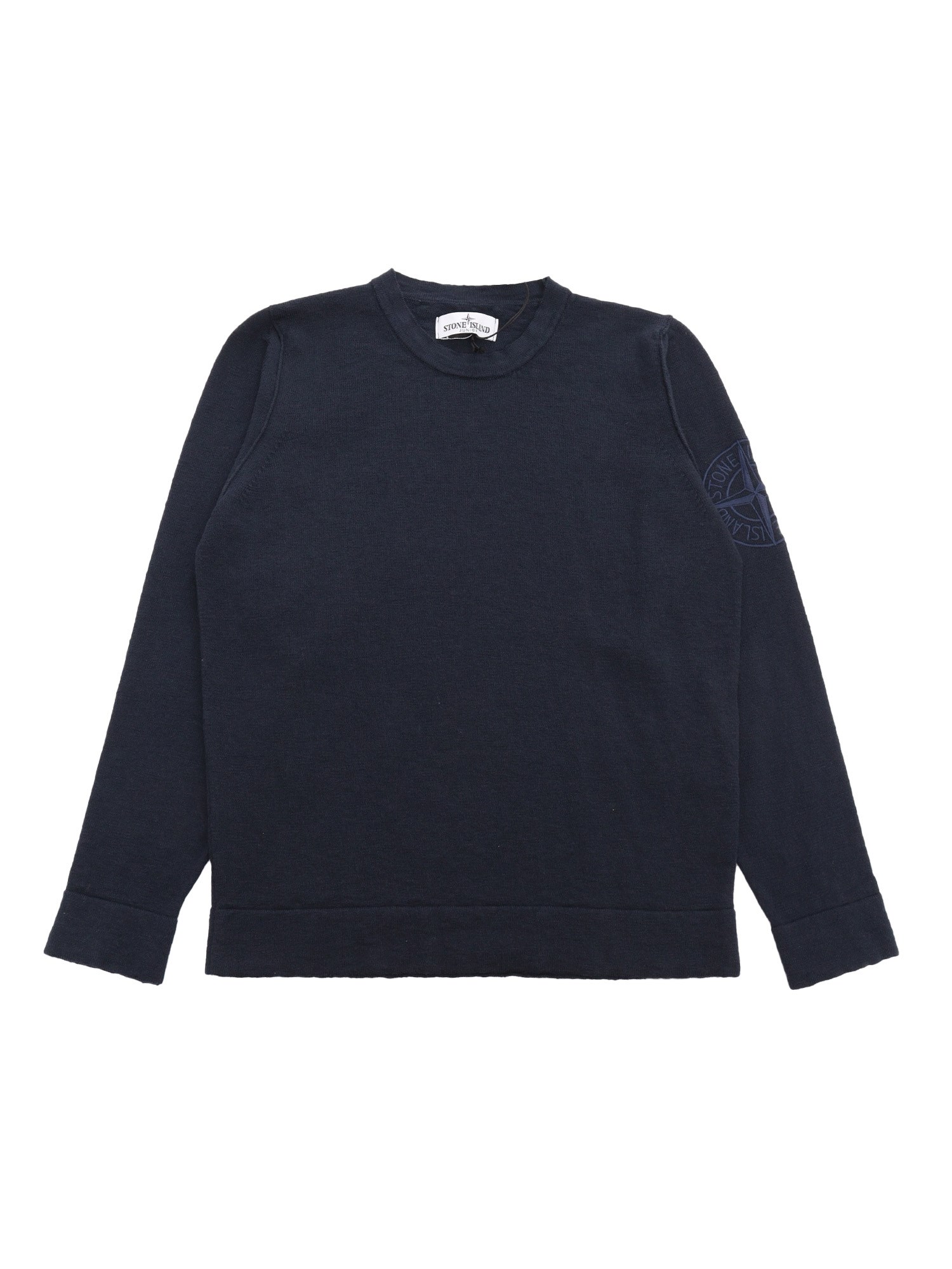 Stone Island Blue Jumper With Logo