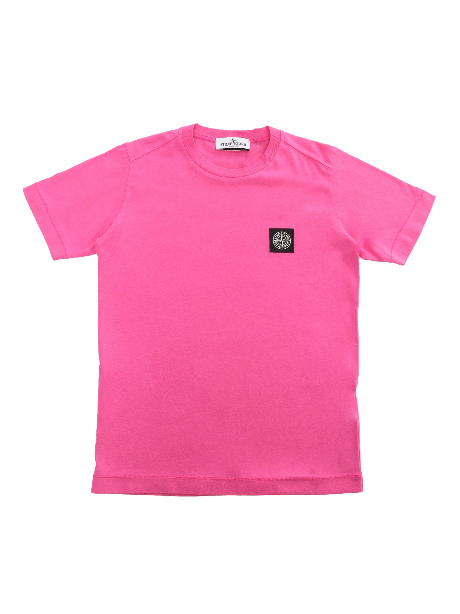 Stone Island Pink T-shirt With Logo