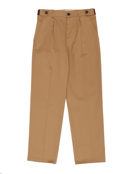 GUCCI KIDS Pantaloni cammello
