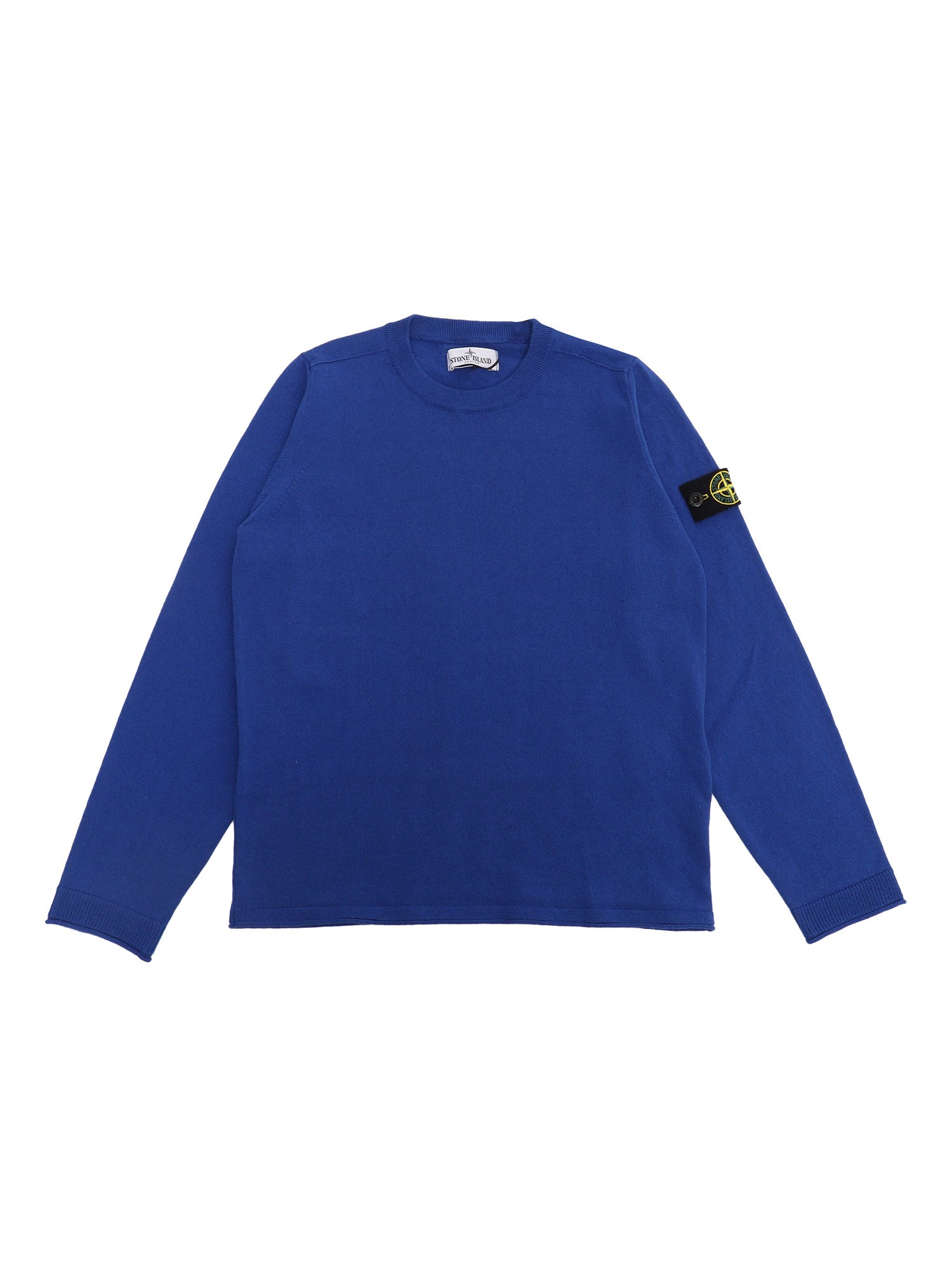 Stone Island Blue Jumper With Logo