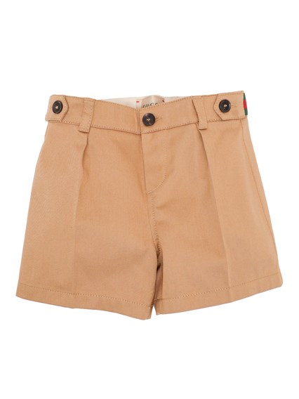 GUCCI KIDS Gabardine shorts