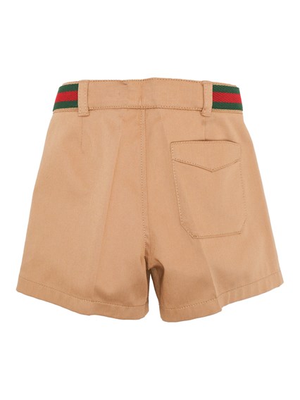 GUCCI KIDS Gabardine shorts