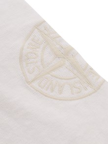 Stone Island White sweater with logo