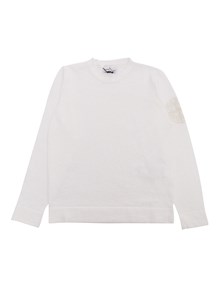 Stone Island White sweater with logo