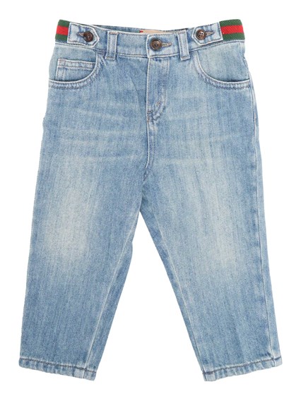 GUCCI KIDS Stone washed jeans