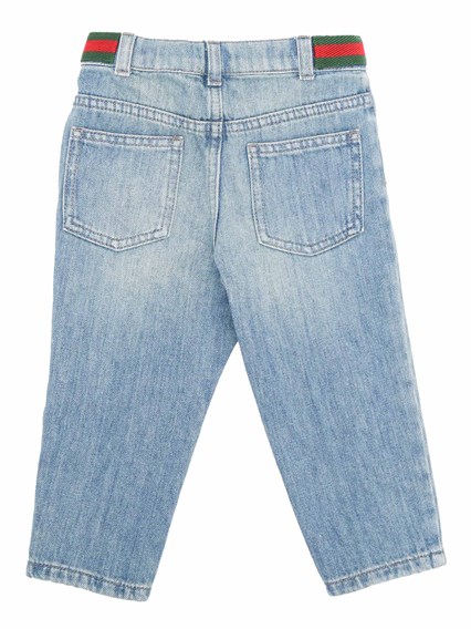 GUCCI KIDS Stone washed jeans