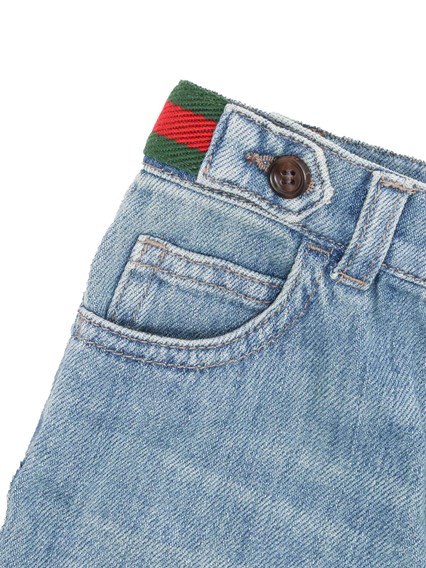 GUCCI KIDS Stone washed jeans