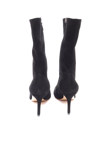 P.A.R.O.S.H. Stivale in camoscio nero