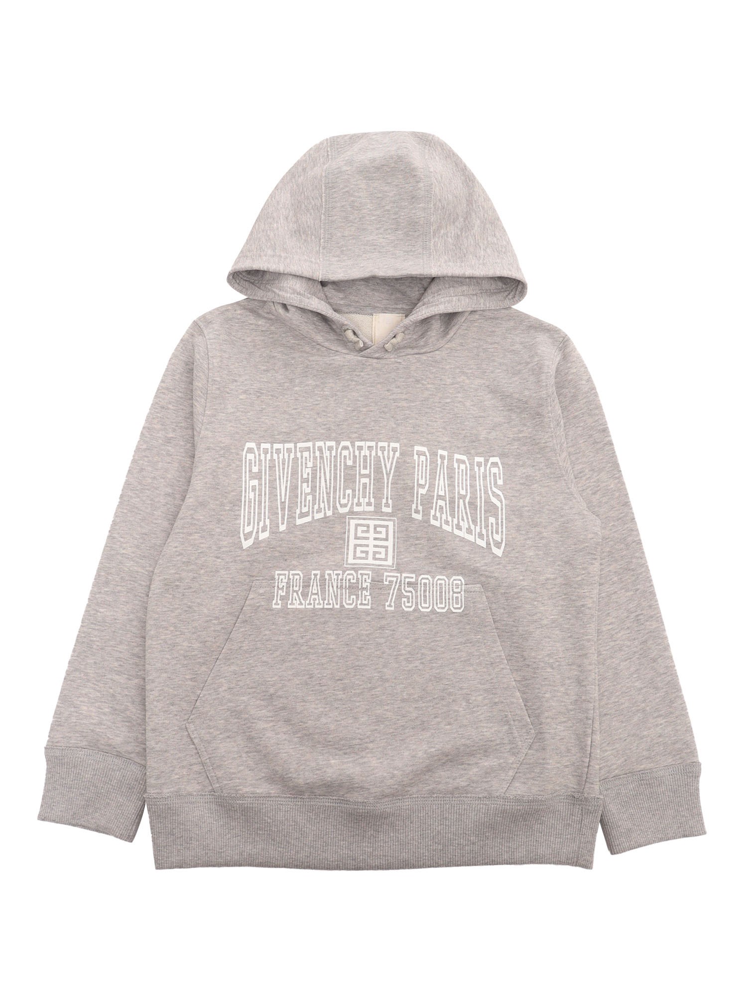 Givenchy Grey Hooded With Logo In Gray