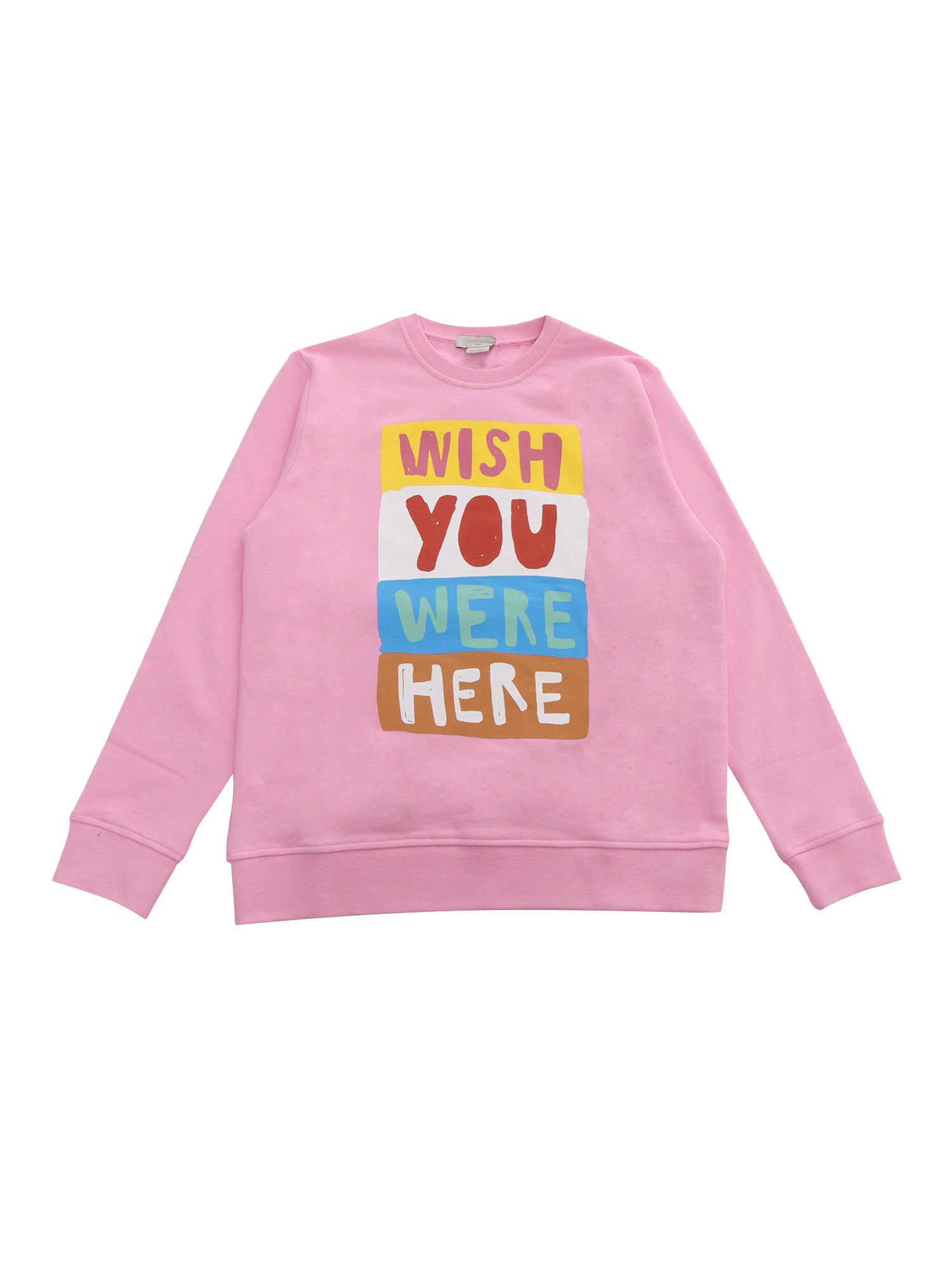 Stella Mccartney Kids' Pink Sweatshirt With Prints