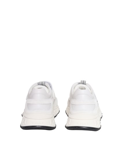 Versace White leather sneakers