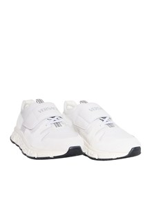 Versace White leather sneakers