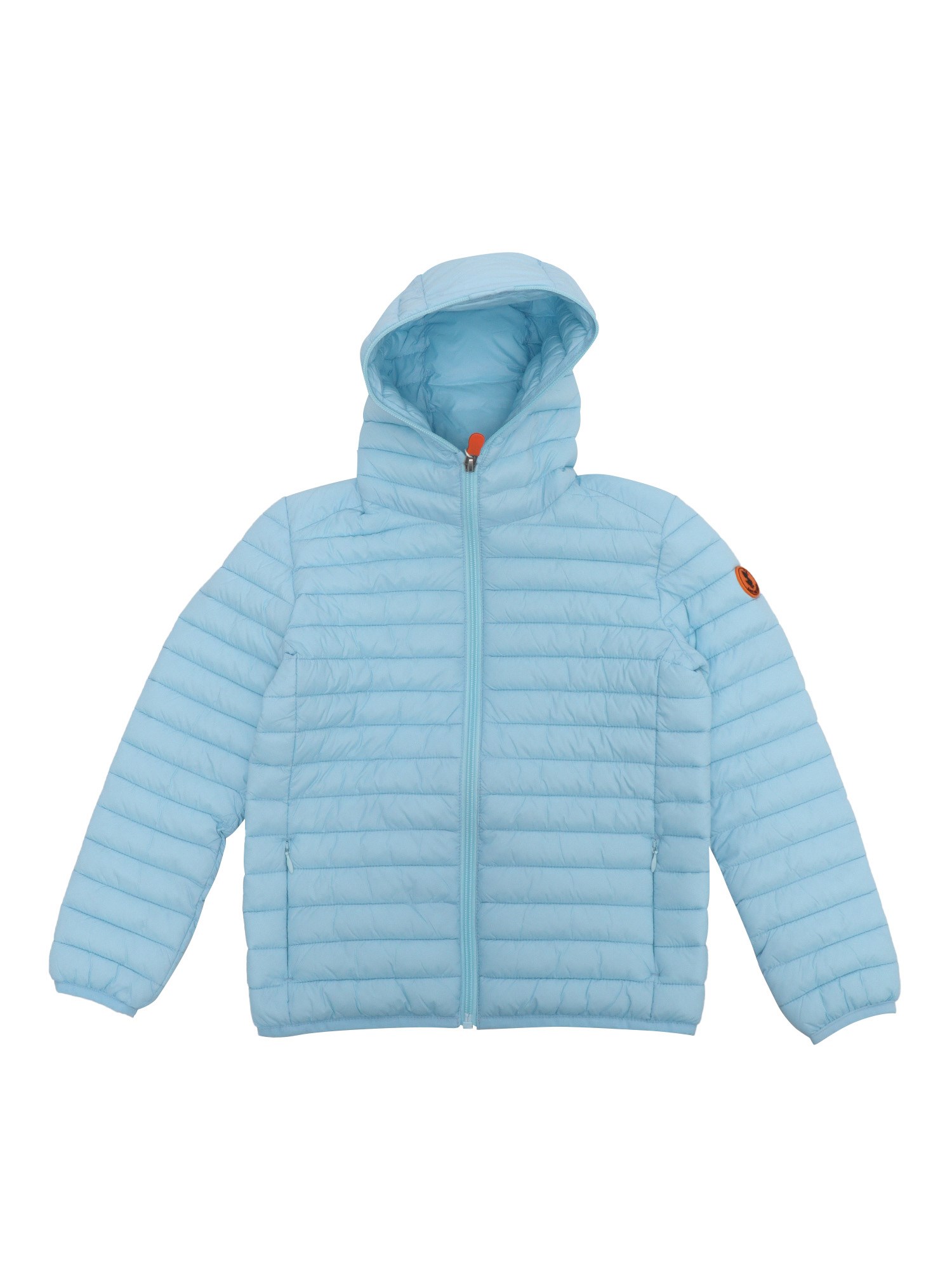 Shop Save The Duck Child's Hooded Down Jacket In Blue