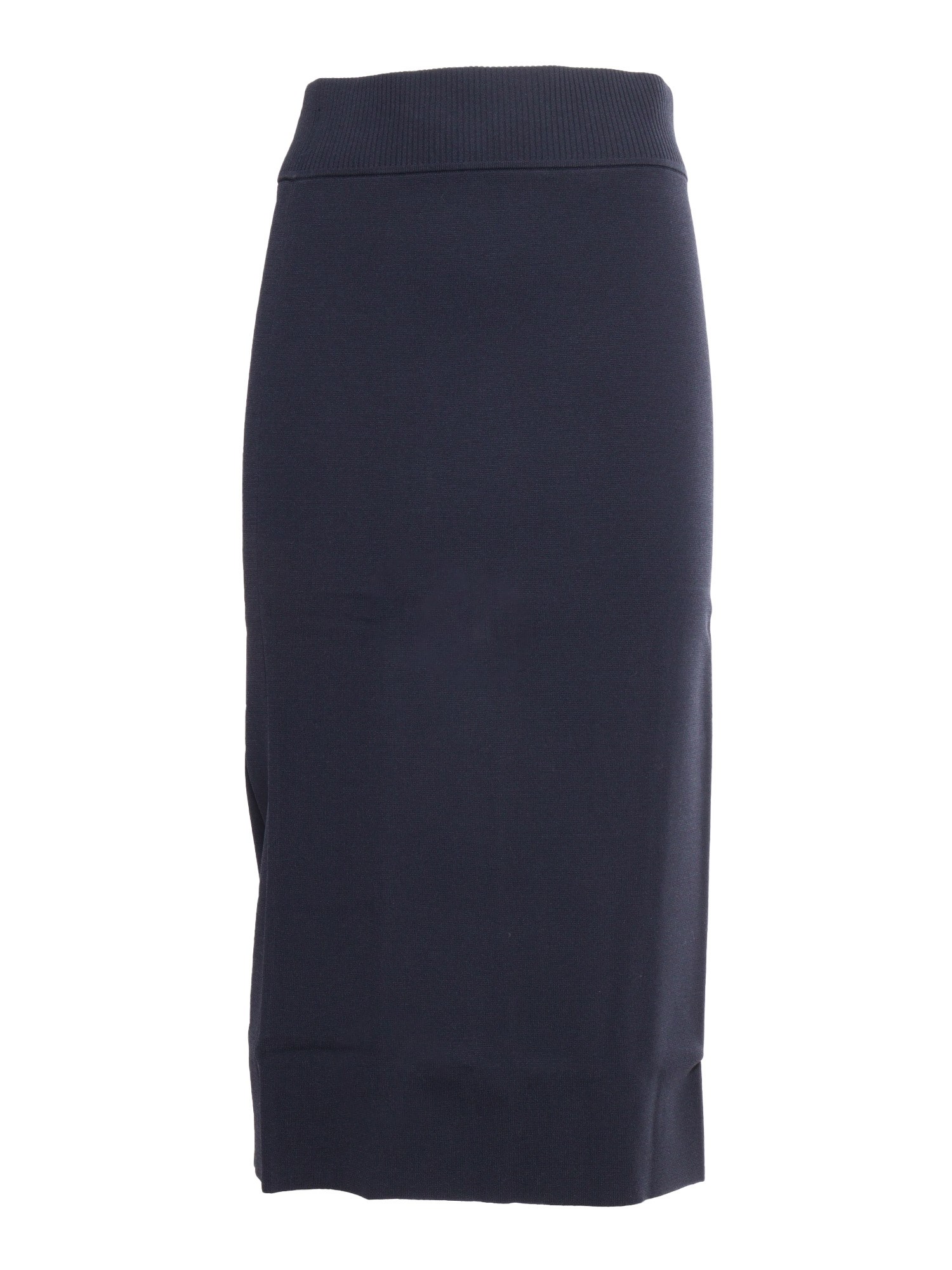 Shop P.a.r.o.s.h Blue Knitted Skirt