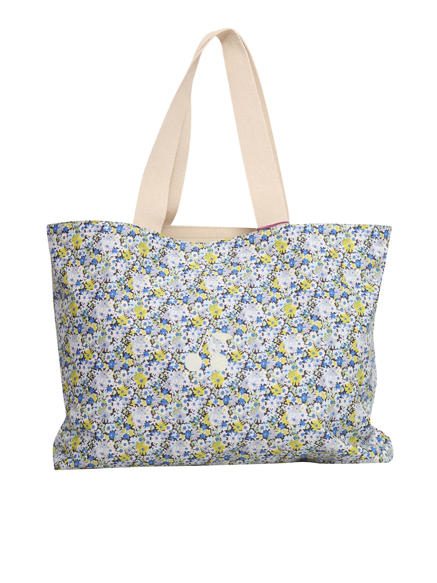 Shop Bonpoint Reversible Floral Diba Bag In Blue