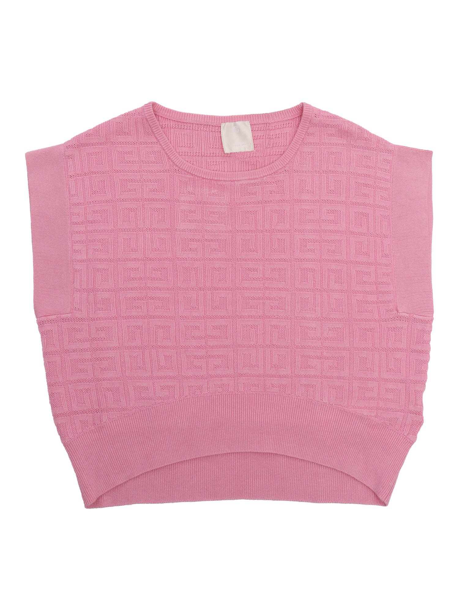 Shop Givenchy Cropped Pink Top