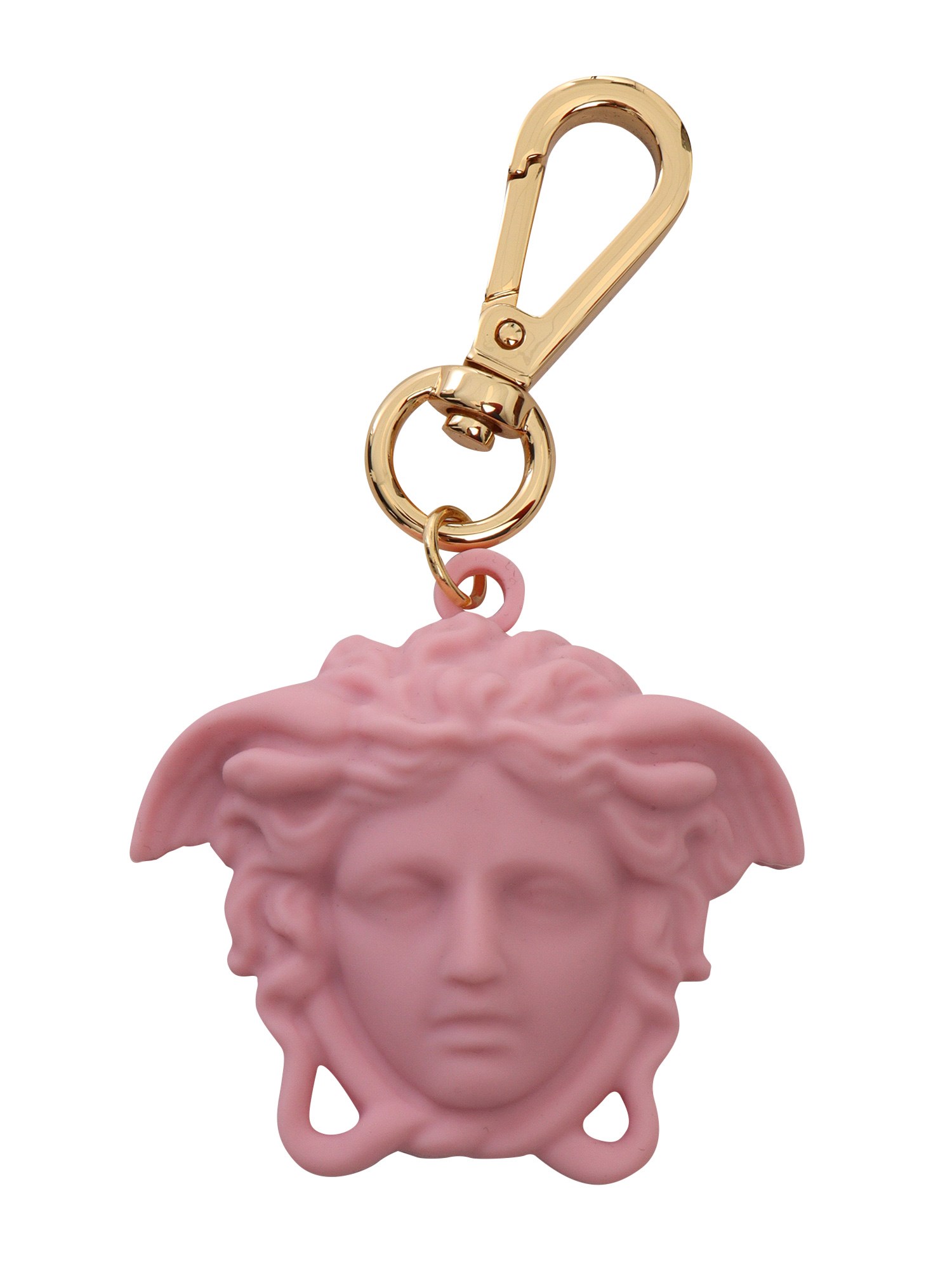 Versace Pink Medusa Charm In Gold