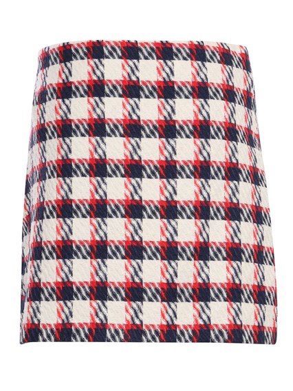 Versace Skirt in tartan tweed
