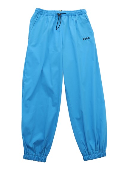 Msgm Light blue baggy trousers