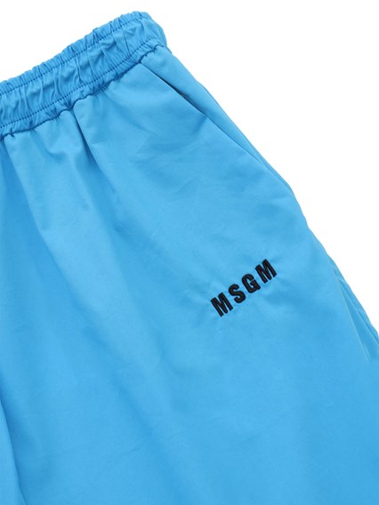 Msgm Light blue baggy trousers