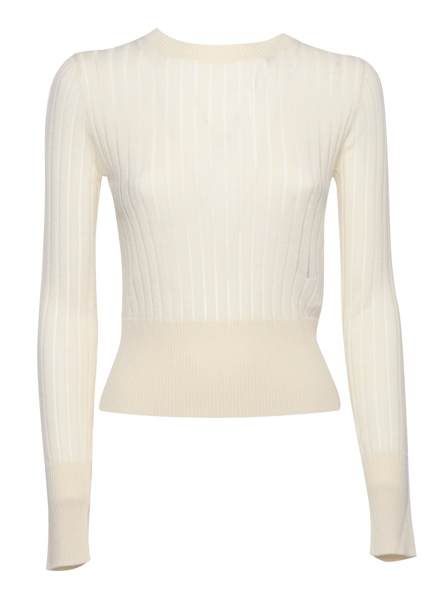 Max Mara Cream-colored Funale Sweater In White