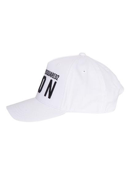 D-Squared2 White hat with logo