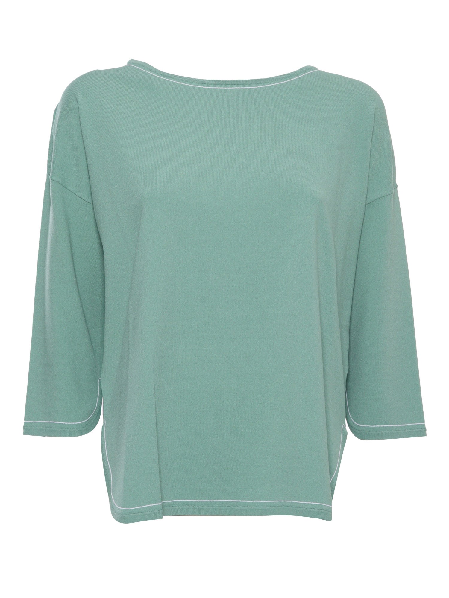 Kangra Cashmere Green Sweater In Blue