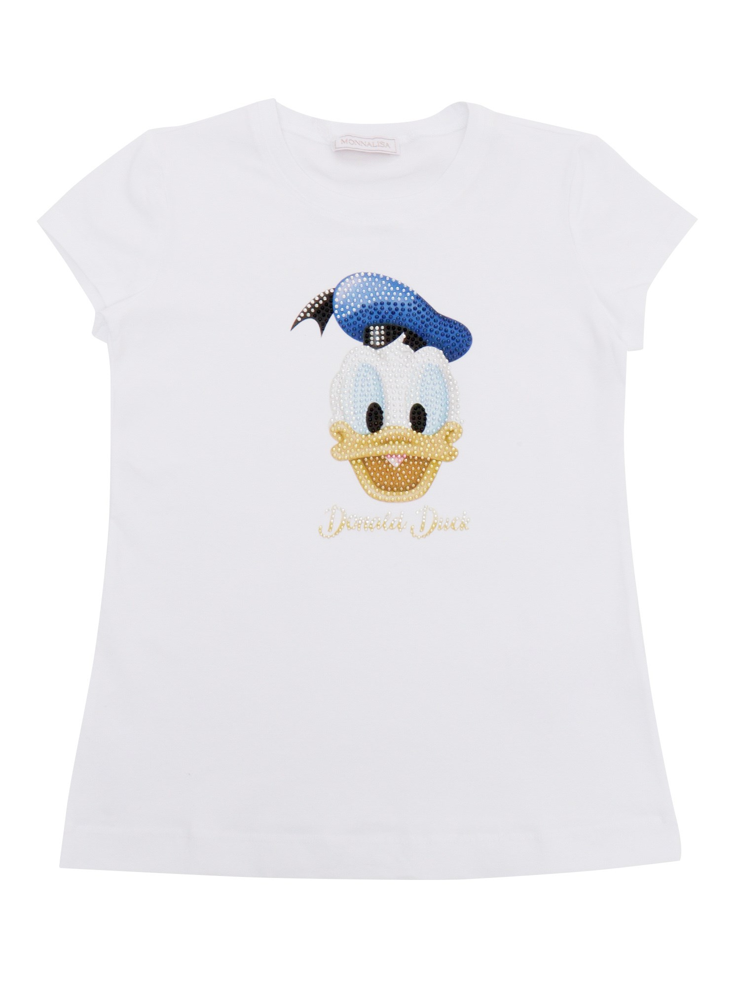 Monnalisa Duffy Duck T-shirt In White