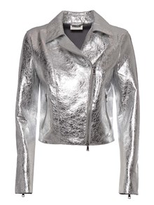 P.A.R.O.S.H. Silver biker jacket